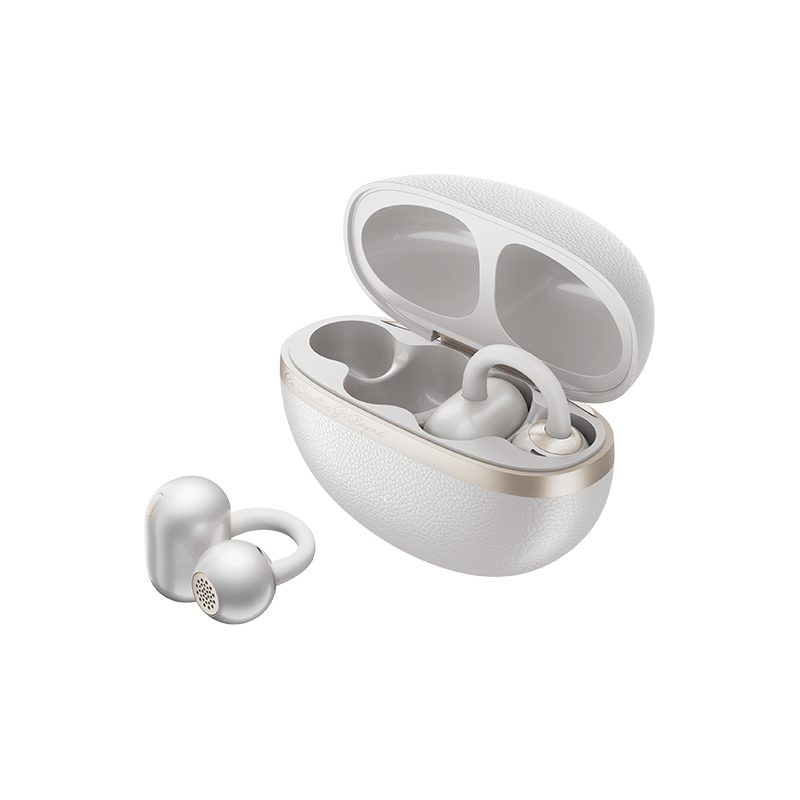 QCY Crossky C50 White - CT06 - Open Ear Earclip, BT 6.0, IPX5 waterproof, 35h — Buy in Cyprus with Fast Delivery