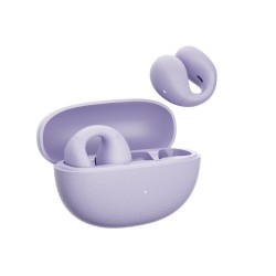 QCY Crossky - C10 - Purple Open Ear TPU Earclip, IPX5, BT 5.4, 30h Earbuds — Buy in Cyprus with Fast Delivery