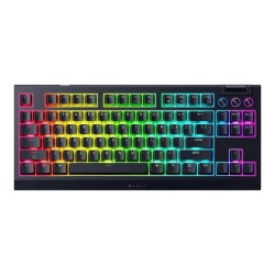RAZER Blackwidow V4 TKL HYPERSPEED - Orange Tactile Switches - RGB Wireless, Hot-Swap, 2.4 GHz/Bluetooth