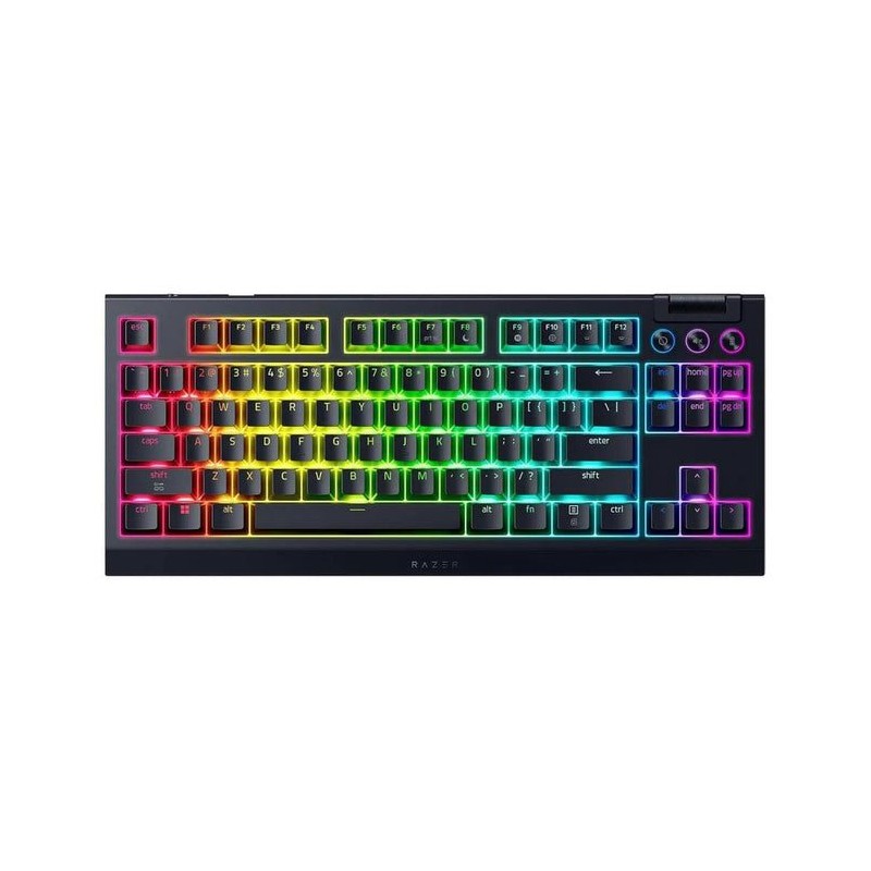 RAZER Blackwidow V4 TKL HYPERSPEED - Orange Tactile Switches - RGB Wireless, Hot-Swap, 2.4 GHz/Bluetooth
