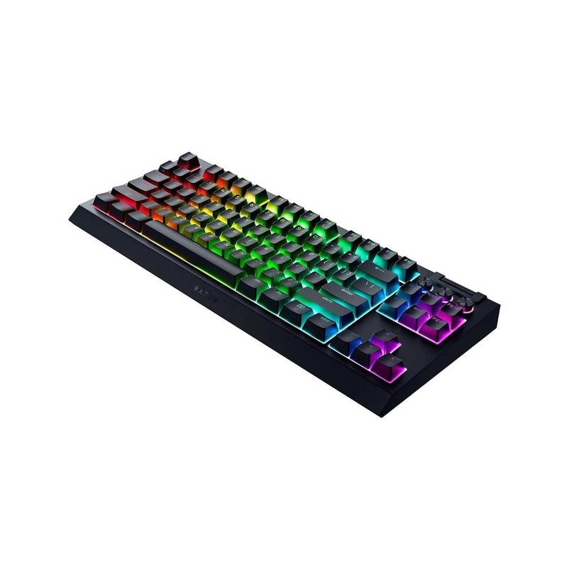 RAZER Blackwidow V4 TKL HYPERSPEED - Orange Tactile Switches - RGB Wireless, Hot-Swap, 2.4 GHz/Bluetooth