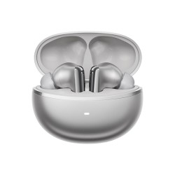 QCY Melobuds N70 ANC Silver Titanium - HT18 - TWS Flagship Hi-Res Earbuds, BT 6.0, IPX5, Wireless Charging