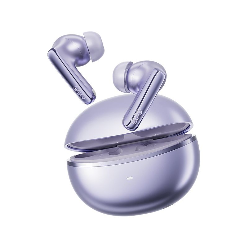 QCY Melobuds N70 ANC Purple, HT18 -55db TWS Flagship Hi-Res Earbuds LDAC BT 6.0 IPX5 Wireless charge - N70 - Purple