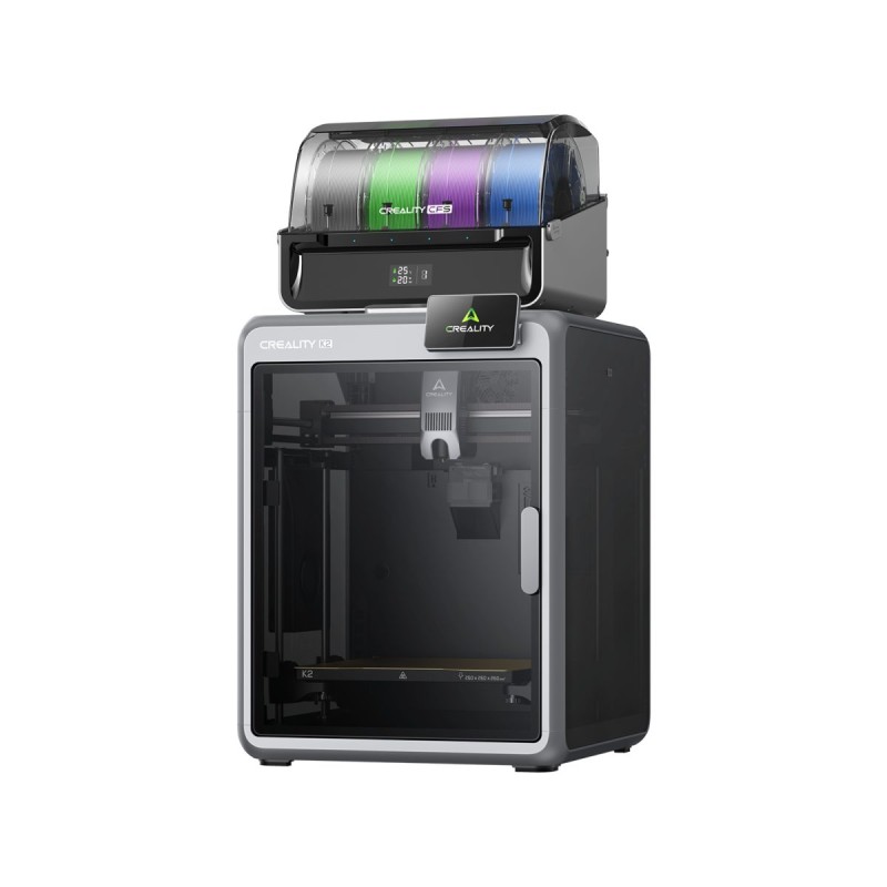 CREALITY 3D Printer - K2 COMBO - 1 CFS Multicolor, 600mm s 260x260x260mm, Pre-Assembled, up to 16 co
