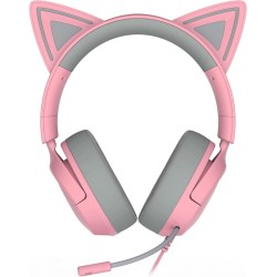 Kraken Kitty V3 X Quartz - Gaming Headset - Kitty Ears - 7.1 Surround - PC PS5 Xbox Switch 2 - 3.5mm
