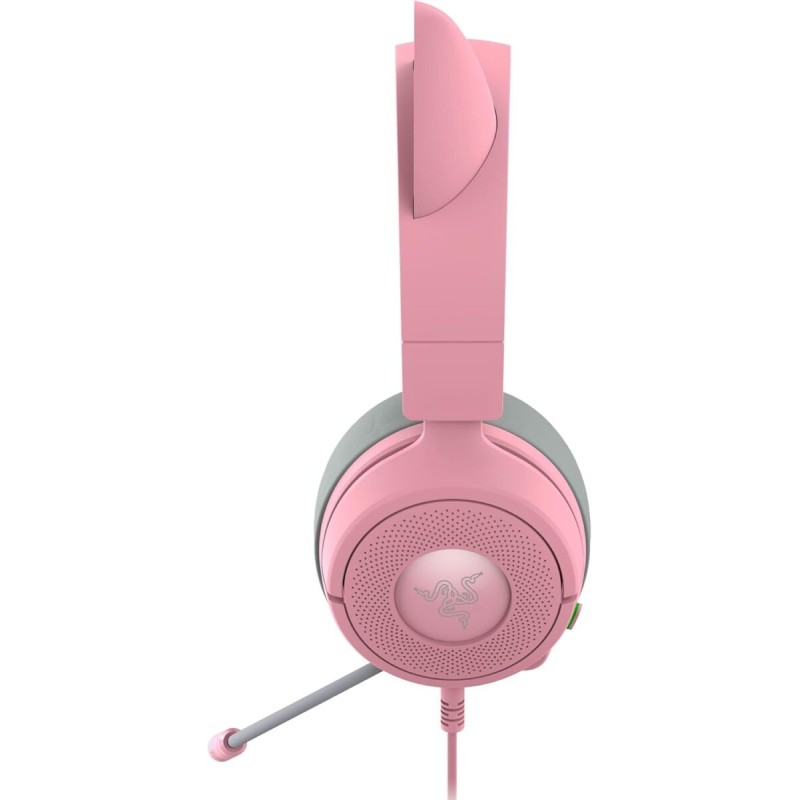 Kraken Kitty V3 X Quartz - Gaming Headset - Kitty Ears - 7.1 Surround - PC PS5 Xbox Switch 2 - 3.5mm