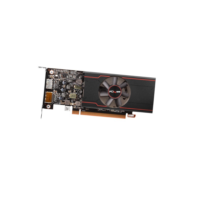SAPPHIRE Pulse Radeon RX 6400 - 4GB GDDR6, 2321 MHz Boost, DP & HDMI, Low-Profile (UEFI) — Buy in Cyprus with Fast Delivery