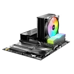 Be Quiet Pure Rock 3 LX - BK040 - Black CPU Air Cooler, 120mm PWM Fan, 190W TDP, 4x 6mm Heatpipes