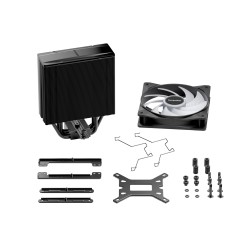 Be Quiet Pure Rock 3 LX - BK040 - Black CPU Air Cooler, 120mm PWM Fan, 190W TDP, 4x 6mm Heatpipes
