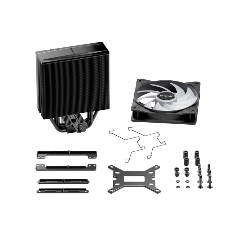 Be Quiet Pure Rock 3 LX - BK040 - Black CPU Air Cooler, 120mm PWM Fan, 190W TDP, 4x 6mm Heatpipes