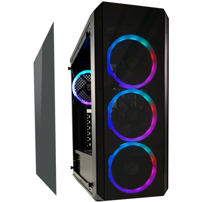 LC-Power Midi Quad-Luxx - 703B - ATX Gaming Case — Buy in Cyprus with Fast Delivery