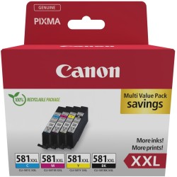Canon Ink - CLI-581XXL - 1998C007 4-pack (BKMCY) — Buy in Cyprus with Fast Delivery