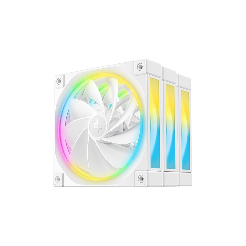 DeepCool Fan - FL12R - 120mm White Triple-Pack — Buy in Cyprus with Fast Delivery