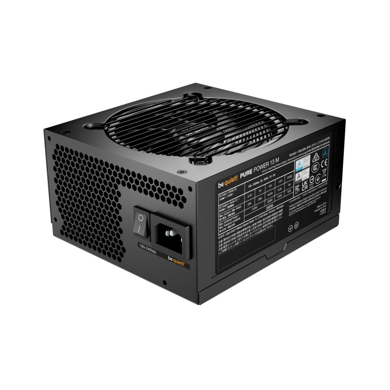 be quiet! Pure Power 13 M - BP024EU - 550W Fully-Modular PSU, 80 PLUS Gold, ATX 3.1, PCIe 5.1 (12VHPWR)