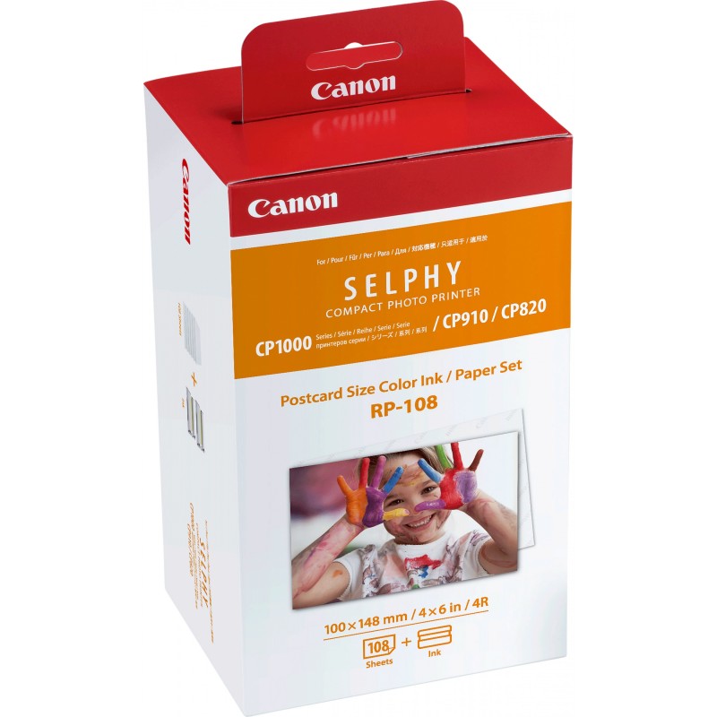 Canon Ink - RP-108 - Color up to 108 pages + 108x Photo Paper — Buy in Cyprus with Fast Delivery