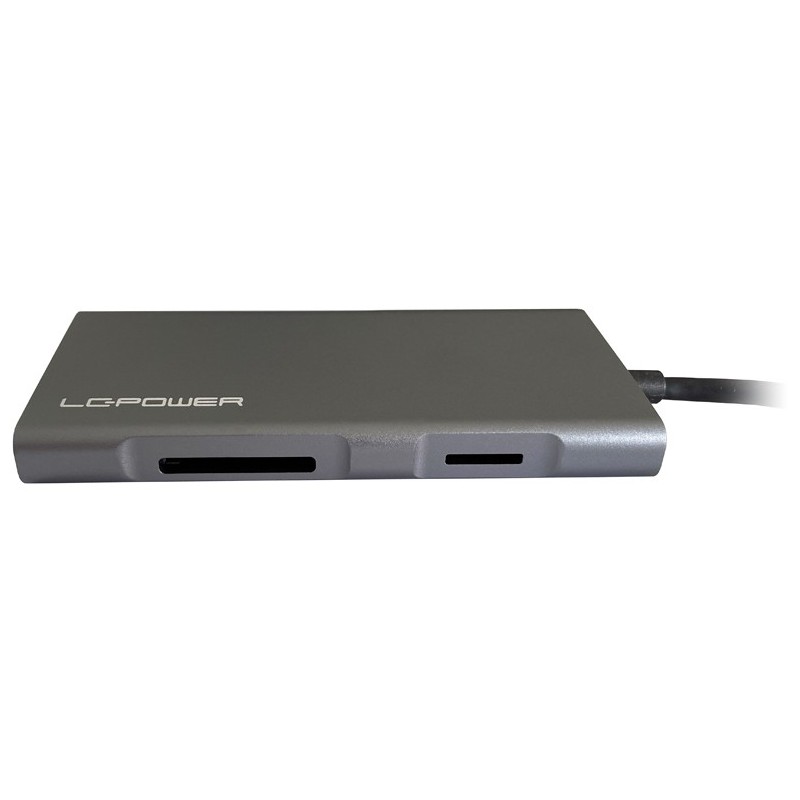 LC-Power Hub - LC-HUB-C-MULTI-5 - USB-C to 3x USB-A, USB-C, HDMI, MicroSD, SD, LAN — Buy in Cyprus with Fast Delivery