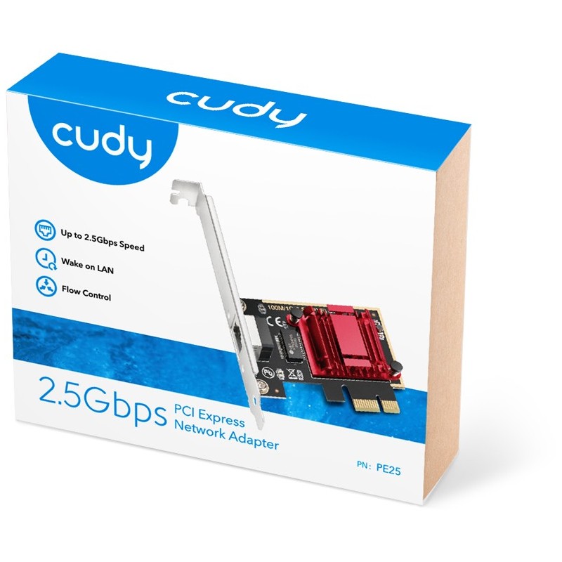 INTG Cudy 2.5G PCI Express Adapter - 2.5G PCI Express — Buy in Cyprus with Fast Delivery