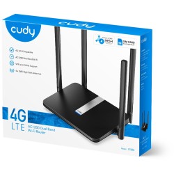 Cudy Router - AC1200 - Wi-Fi Mesh 4G LTE Cat4 Router — Buy in Cyprus with Fast Delivery