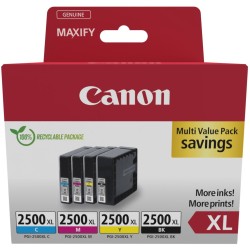 Canon Ink - PGI-2500XL 9254B010 - 4-pack (Black Cyan Magenta Yellow) — Buy in Cyprus with Fast Delivery