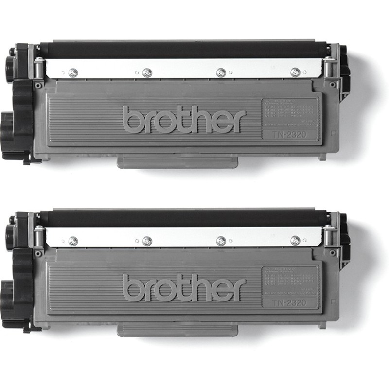 Brother Toner - TN-2320TWIN - Black, 2-pack, up to 2,600 pages per ISO IEC 19752 — Buy in Cyprus with Fast Delivery