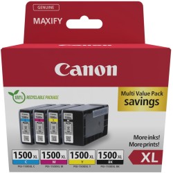 Canon Ink PGI-1500XL - 9182B010 - 4-pack (BK C M Y) — Buy in Cyprus with Fast Delivery