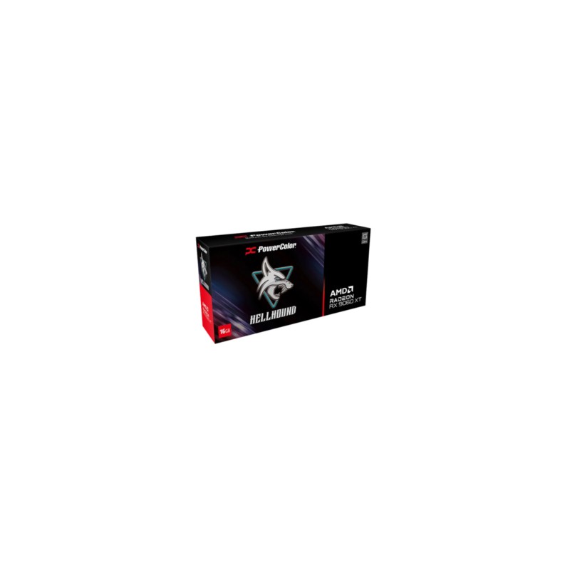 PowerColor Hellhound Radeon RX 9060 XT - 16GB GDDR6 - Black — Buy in Cyprus with Fast Delivery