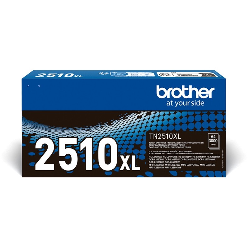 Brother Toner - TN-2510XL - Black up to 3,000 pages per ISO IEC 19752 — Buy in Cyprus with Fast Delivery