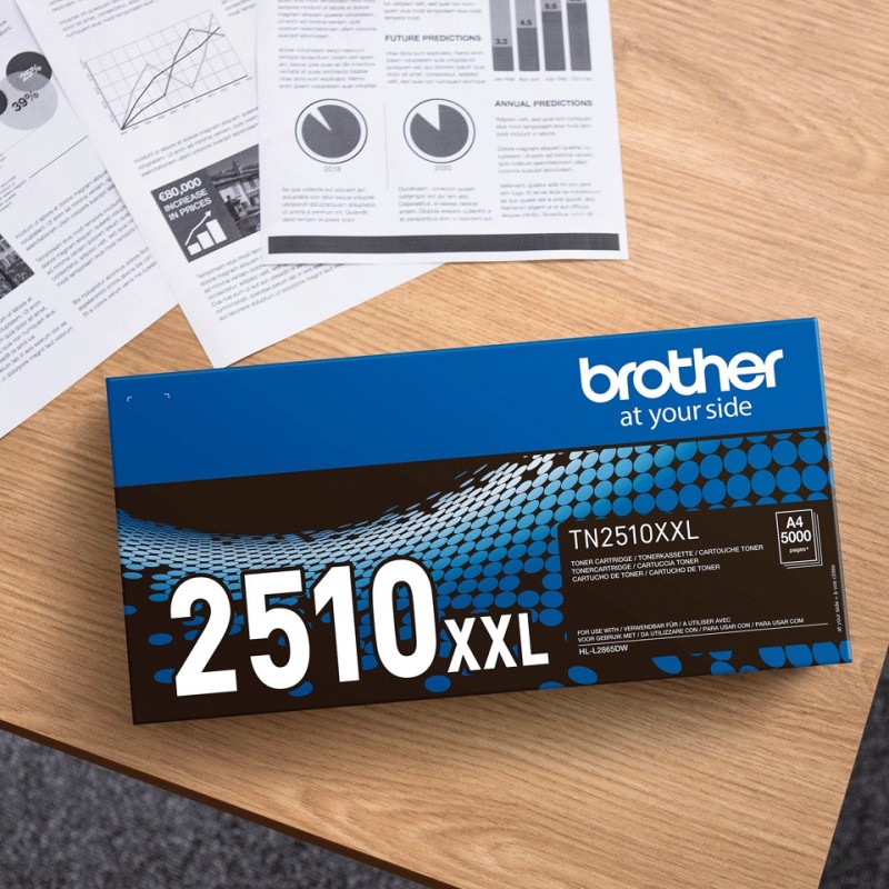 Brother Toner - TN-2510XL - Black up to 3,000 pages per ISO IEC 19752 — Buy in Cyprus with Fast Delivery