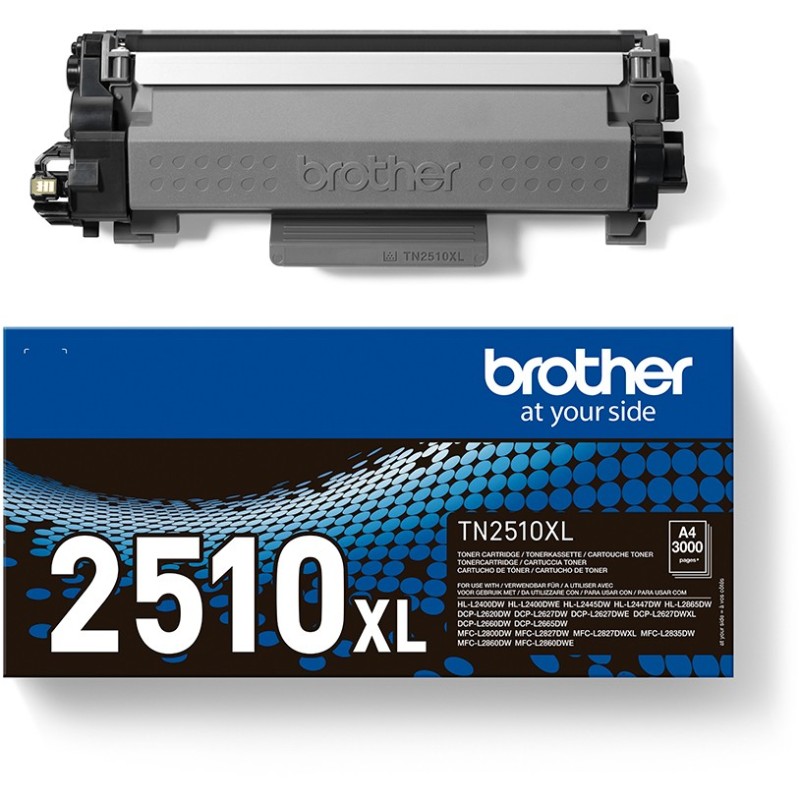 Brother Toner - TN-2510XL - Black up to 3,000 pages per ISO IEC 19752 — Buy in Cyprus with Fast Delivery