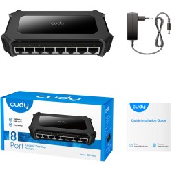 Cudy GS108D 8-Port Gigabit Ethernet Switch — Buy in Cyprus with Fast Delivery