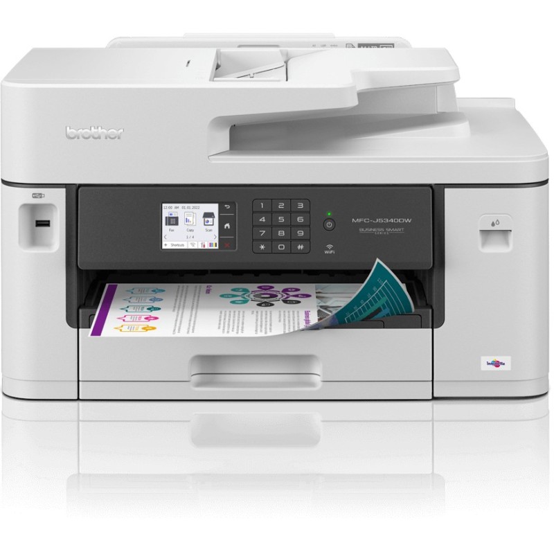 T Brother EcoPro Inkjet Multifunction Printer - MFC-J5340DWE - 4-in-1 A3 LAN Wi-Fi Duplex ADF