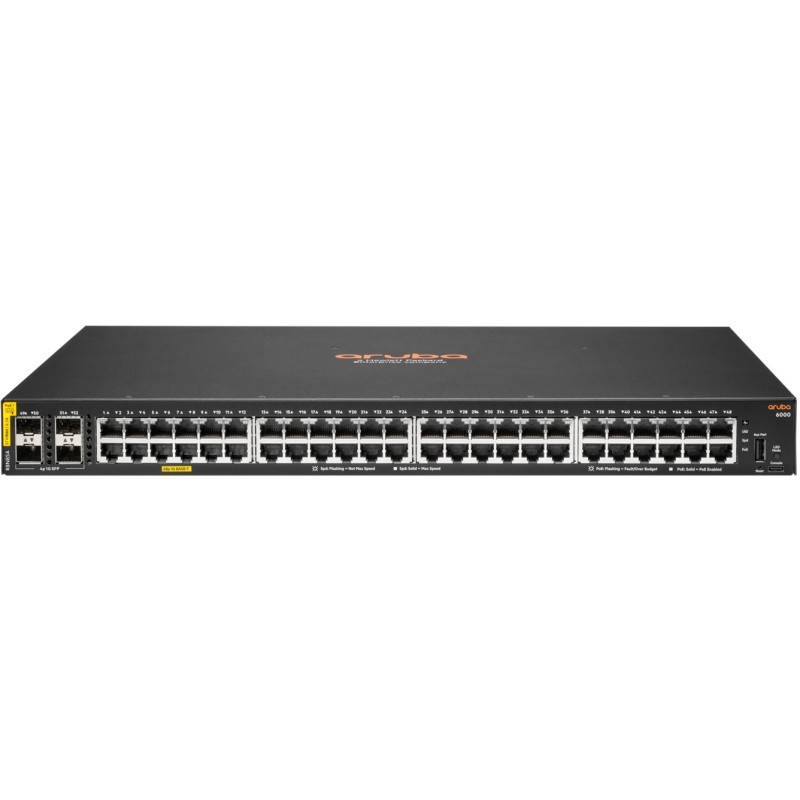 HP Enterprise Aruba - 6000 - 48G 4 SFP POE+ (370W) Switch M RM — Buy in Cyprus with Fast Delivery