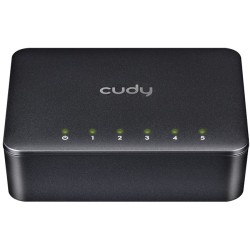 Cudy Switch Gigabit Ethernet 5-Ports Desktop GS105D with UK Plug — Buy in Cyprus with Fast Delivery