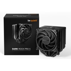 Be Quiet Dark Rock Pro 5 - BK036 - Dual-Fan Black CPU Air Tower Cooler, 270W TDP — Buy in Cyprus with Fast Delivery