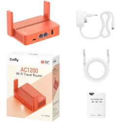 Cudy Wireless Mini VPN Router - AC1200 - with USB — Buy in Cyprus with Fast Delivery