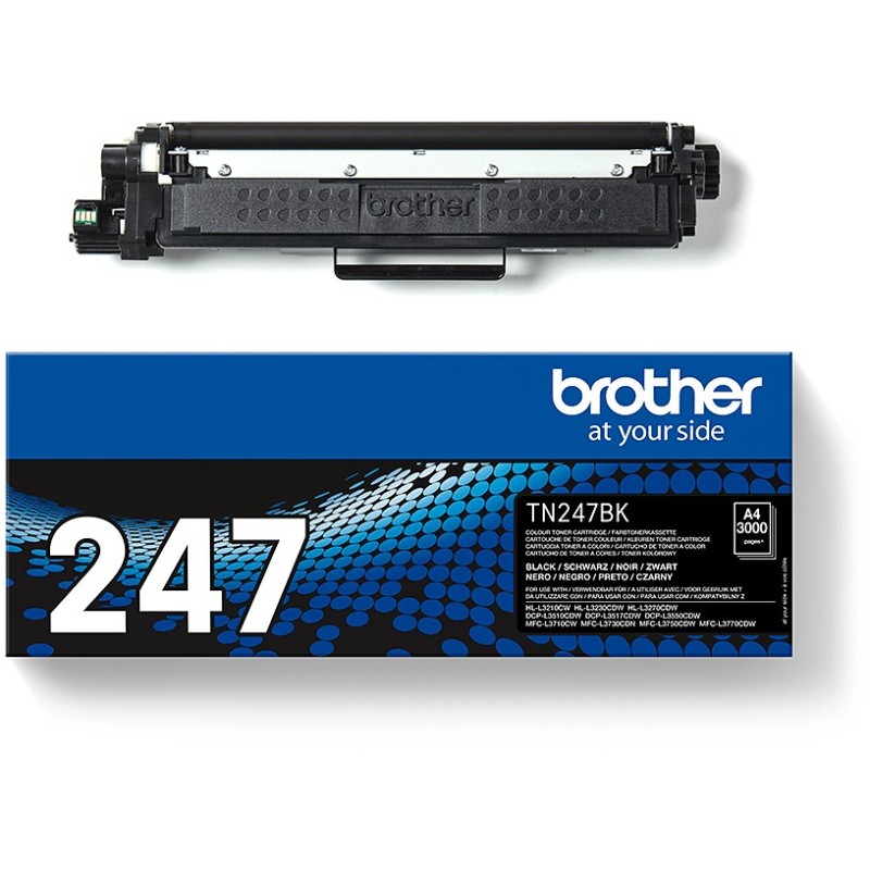 Brother Toner - TN-247BK - Black up to 3,000 pages per ISO IEC 19798 — Buy in Cyprus with Fast Delivery