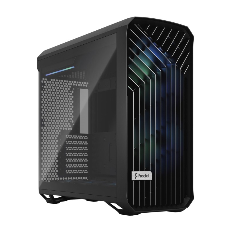 Fractal Torrent RGB Tempered Glass - Black - High-Airflow E-ATX/ATX Case with Dual 180mm RGB Fans