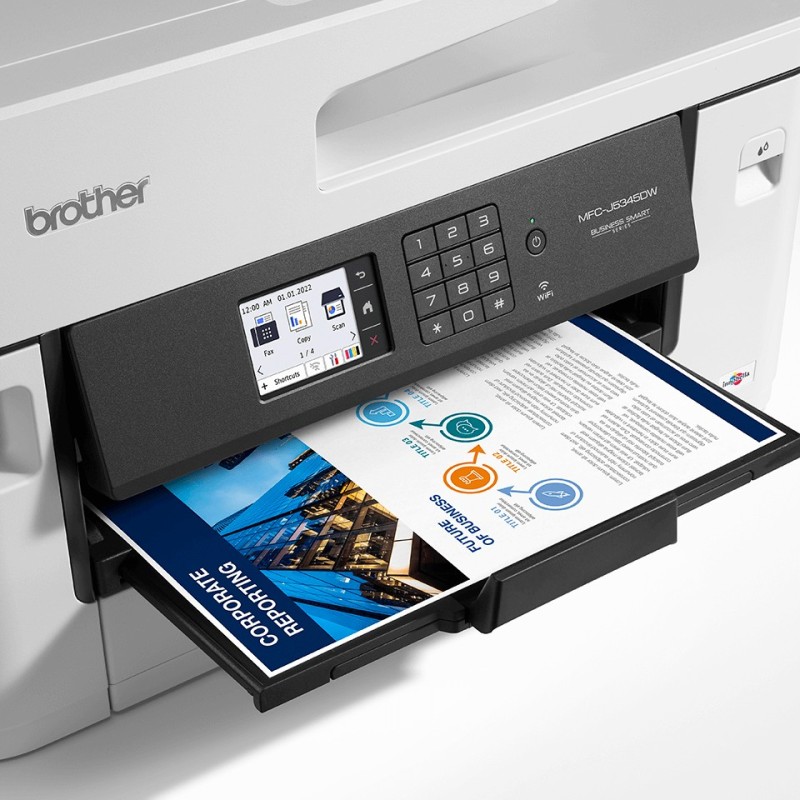 Brother Inkjet Printer - MFC-J5345DW - 4-in-1 LAN/Wi-Fi Duplex ADF — Buy in Cyprus with Fast Delivery