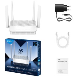 Cudy Mesh Router - AX3000 - Gigabit Wi-Fi 6 Mesh Router — Buy in Cyprus with Fast Delivery