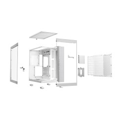 be quiet! Light Base 600 DX - Mid-Tower PC Case (White) - ATX, ARGB LED, 400mm GPU, 170mm CPU Cooler
