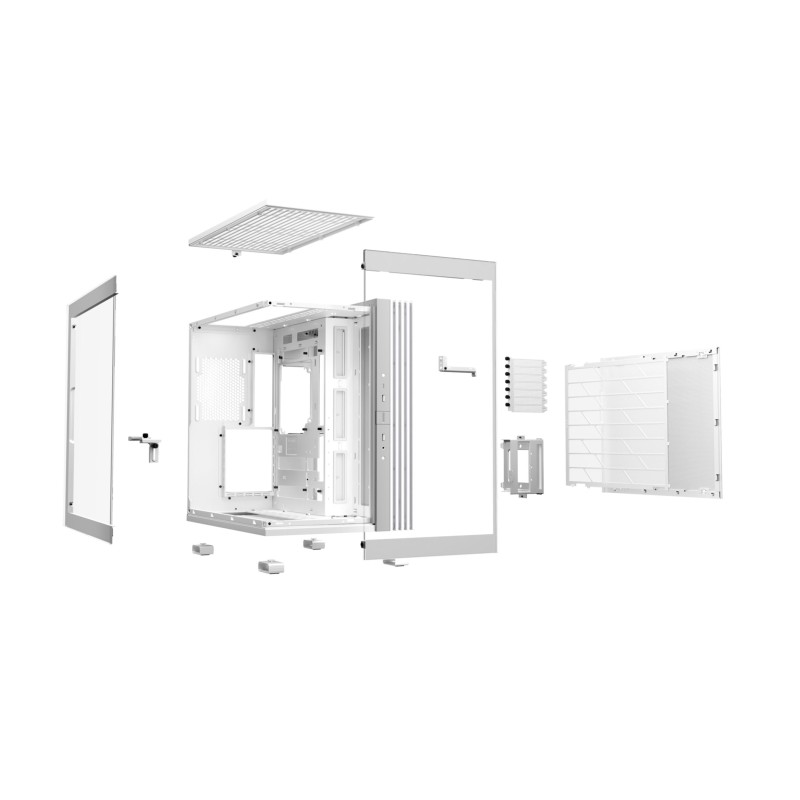 be quiet! Light Base 600 DX - Mid-Tower PC Case (White) - ATX, ARGB LED, 400mm GPU, 170mm CPU Cooler