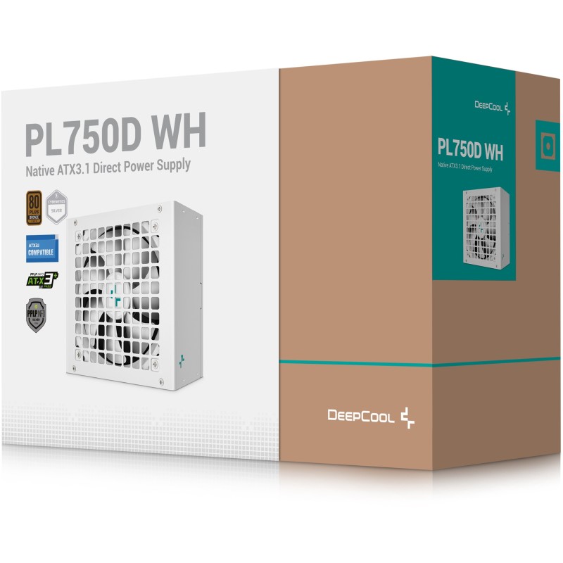 DeepCool Power Supply - PL750-D - 750W White — Buy in Cyprus with Fast Delivery