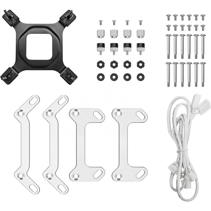 K Cooler Water Cooling - MYSTIQUE 360 - White ARGB — Buy in Cyprus with Fast Delivery