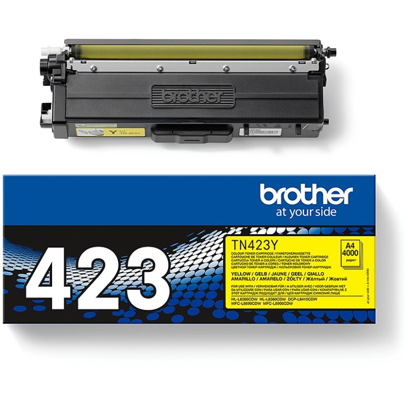 Brother Toner - TN-423Y - Yellow up to 4,000 pages ISO 19798 — Buy in Cyprus with Fast Delivery