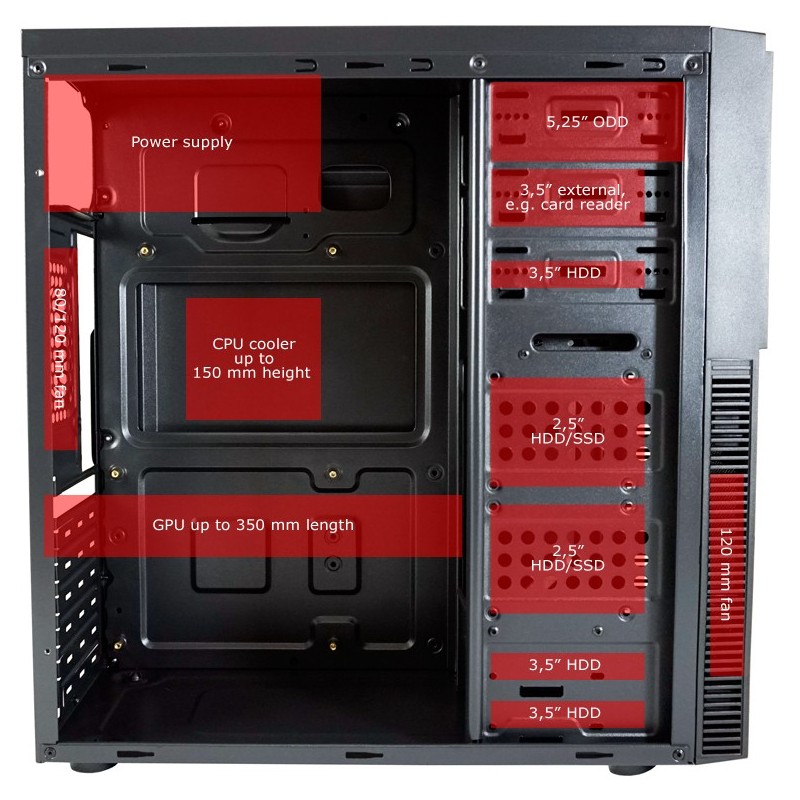 Midi LC-Power - 7041B — Buy in Cyprus with Fast Delivery