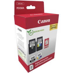 Canon Ink - PG-540 CL-541 - 5225B013 2-pack (BK Color) incl. Photo Paper — Buy in Cyprus with Fast Delivery