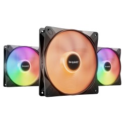 be quiet! Light Wings LX 140mm PWM High-Speed Case Fans (3-Pack) - Black, ARGB, 1800 RPM — Buy in Cyprus with Fast Delivery
