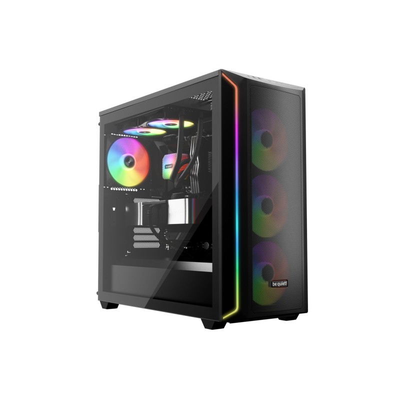 be quiet! Light Wings LX 140mm PWM High-Speed Case Fans (3-Pack) - Black, ARGB, 1800 RPM — Buy in Cyprus with Fast Delivery