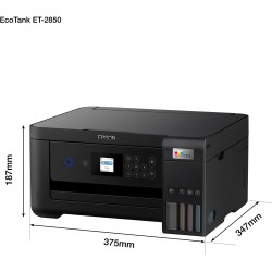 Epson EcoTank Inkjet Printer - ET-2850 - 3in1 A4 Wi-Fi Duplex — Buy in Cyprus with Fast Delivery
