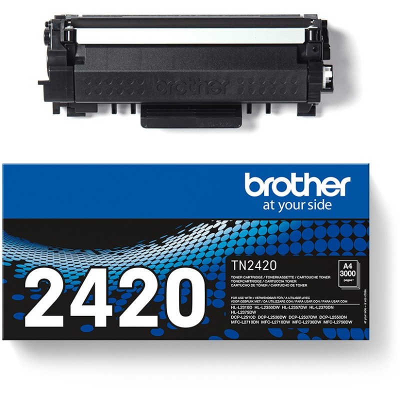 Brother Toner - TN-2420 - Black up to 3,000 pages per ISO 19752 — Buy in Cyprus with Fast Delivery